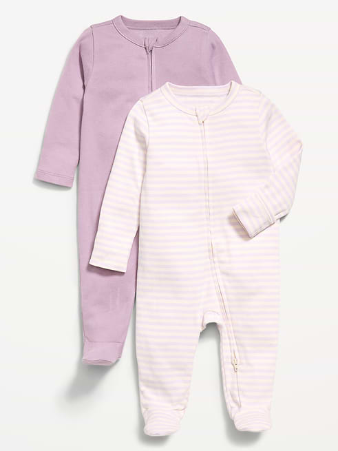 Generic 2-Way-Zip Sleep & Play Footed One-Piece 2-Pack for Baby on clearance at Old Navy — 47% off