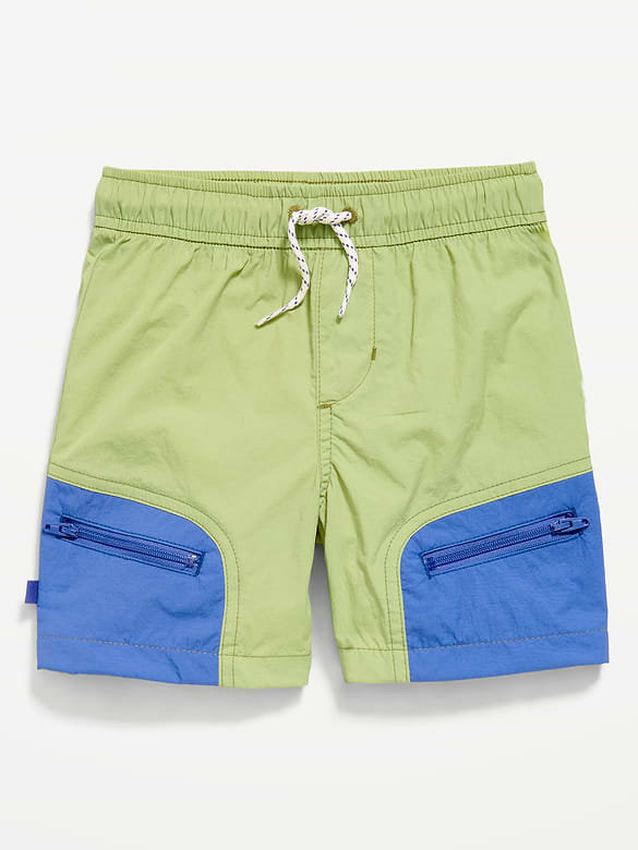 Tech Zip-Pocket Shorts for Toddler Boys