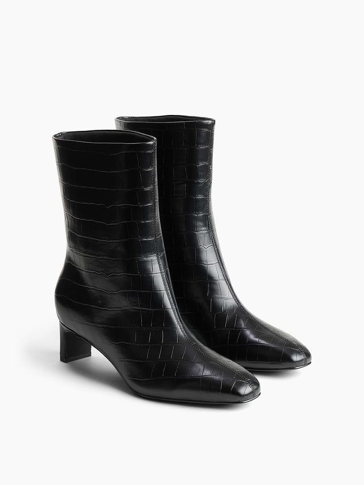 Image number 2 showing, Vegan Leather Crocodile Boots