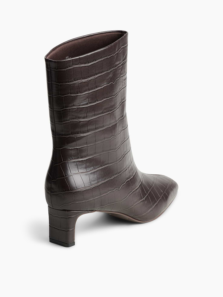 Image number 3 showing, Vegan Leather Crocodile Boots