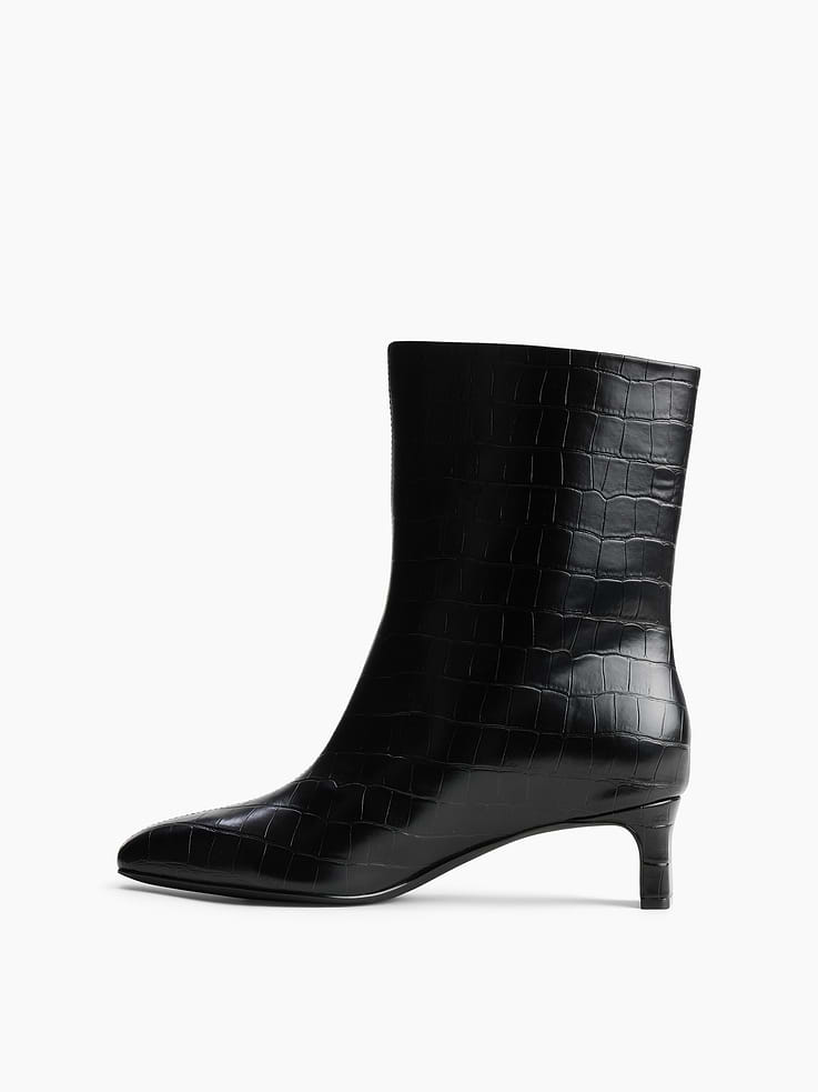 Image number 4 showing, Vegan Leather Crocodile Boots