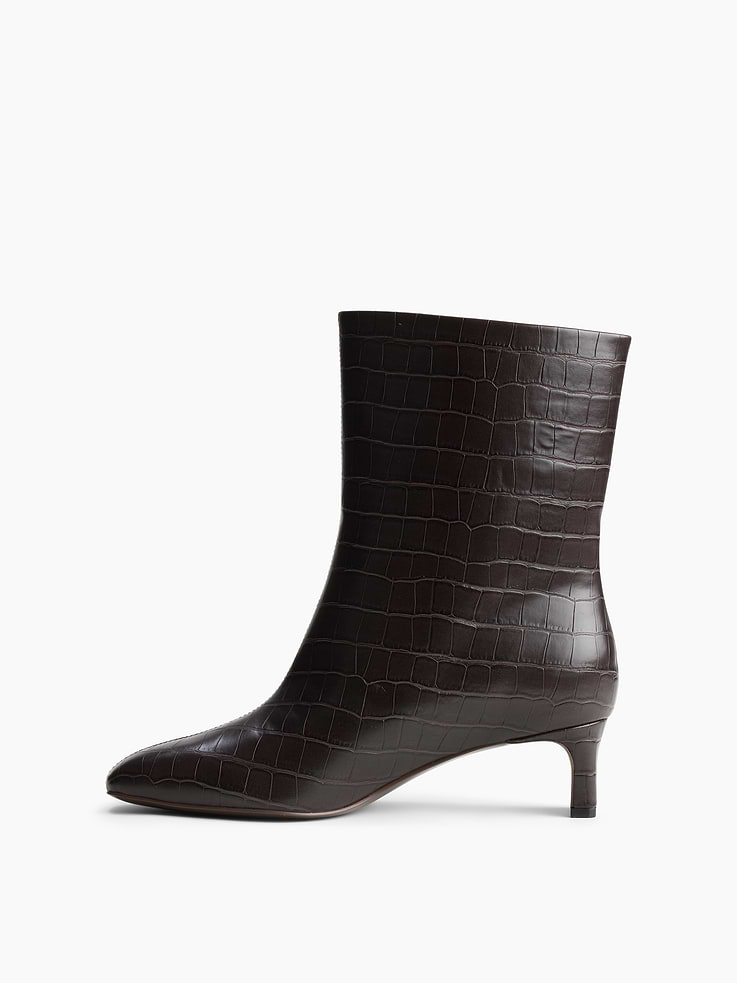 Image number 4 showing, Vegan Leather Crocodile Boots