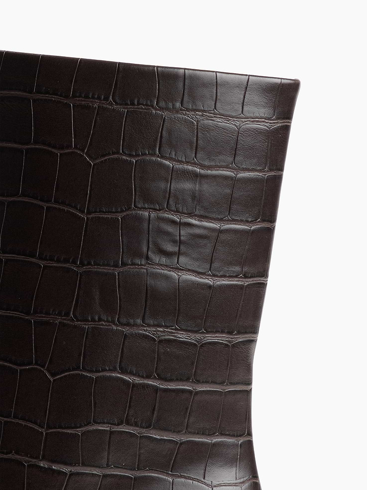 Image number 5 showing, Vegan Leather Crocodile Boots