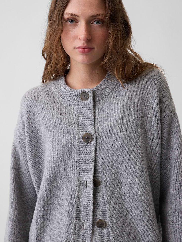 Image number 5 showing, CashSoft Oversized Chunky Cardigan