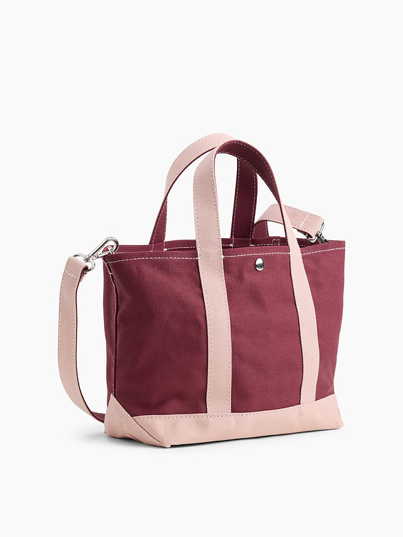 Canvas Logo Mini Tote Bag