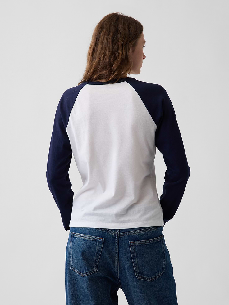 Image number 3 showing, Organic Cotton VintageSoft Raglan T-Shirt