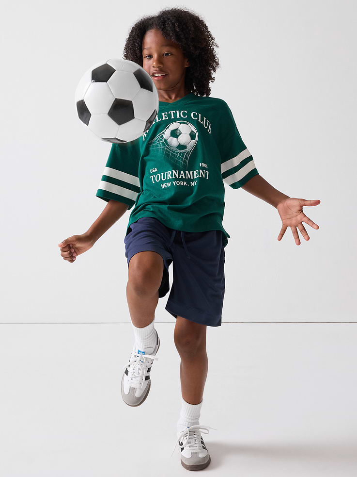 Image number 4 showing, Kids Oversized Soccer T-Shirt