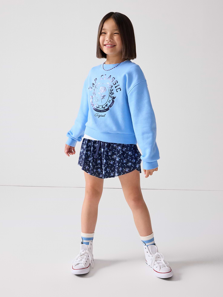 Image number 4 showing, Kids Pull-On Butterfly Shorts