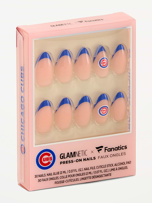 Glamnetic x Fanatics Chicago Cubs Press-On Nail Kit