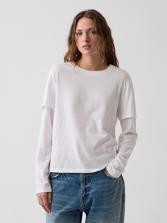 Organic Cotton VintageSoft Double-Layer T-Shirt