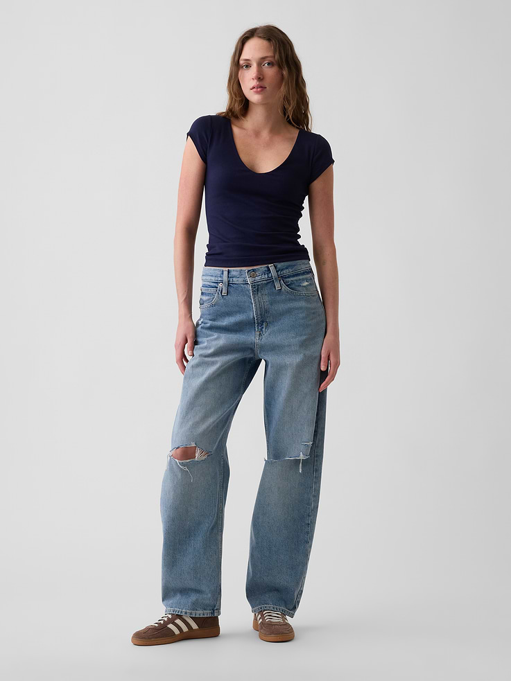 Image number 2 showing, CloseKnit Jersey V-Neck T-Shirt