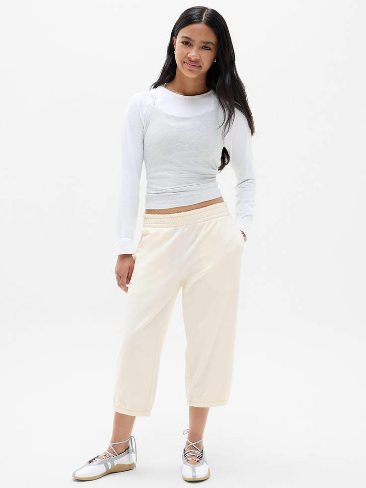 Image number 1 showing, Athleta Girl All Day Crop Flood
