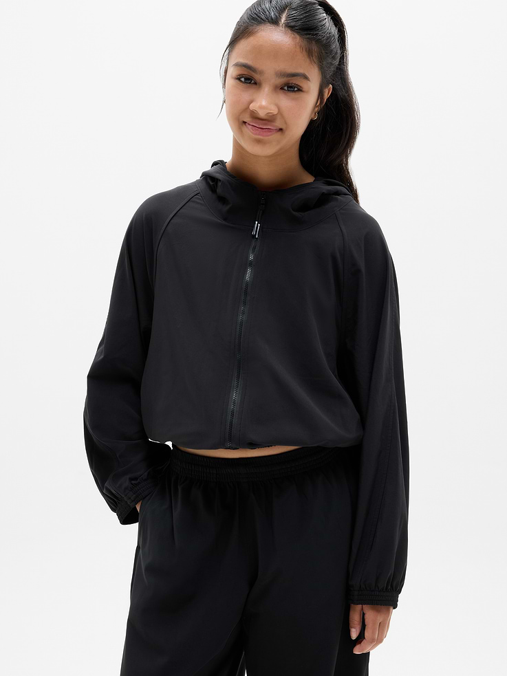 Image number 1 showing, Athleta Girl Run Free Hooded Jacket