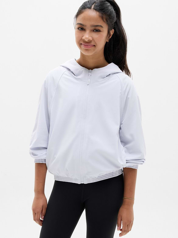 Athleta Girl Run Free Hooded Jacket