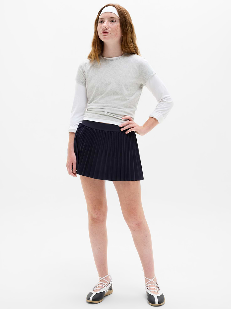 Image number 1 showing, Athleta Girl Low Rise Pleat Perfect Skort