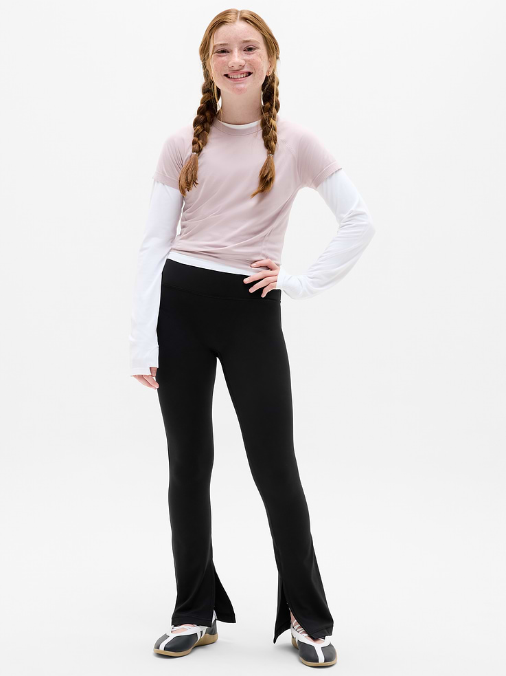 Image number 1 showing, Athleta Girl Elation Mid Rise Flare