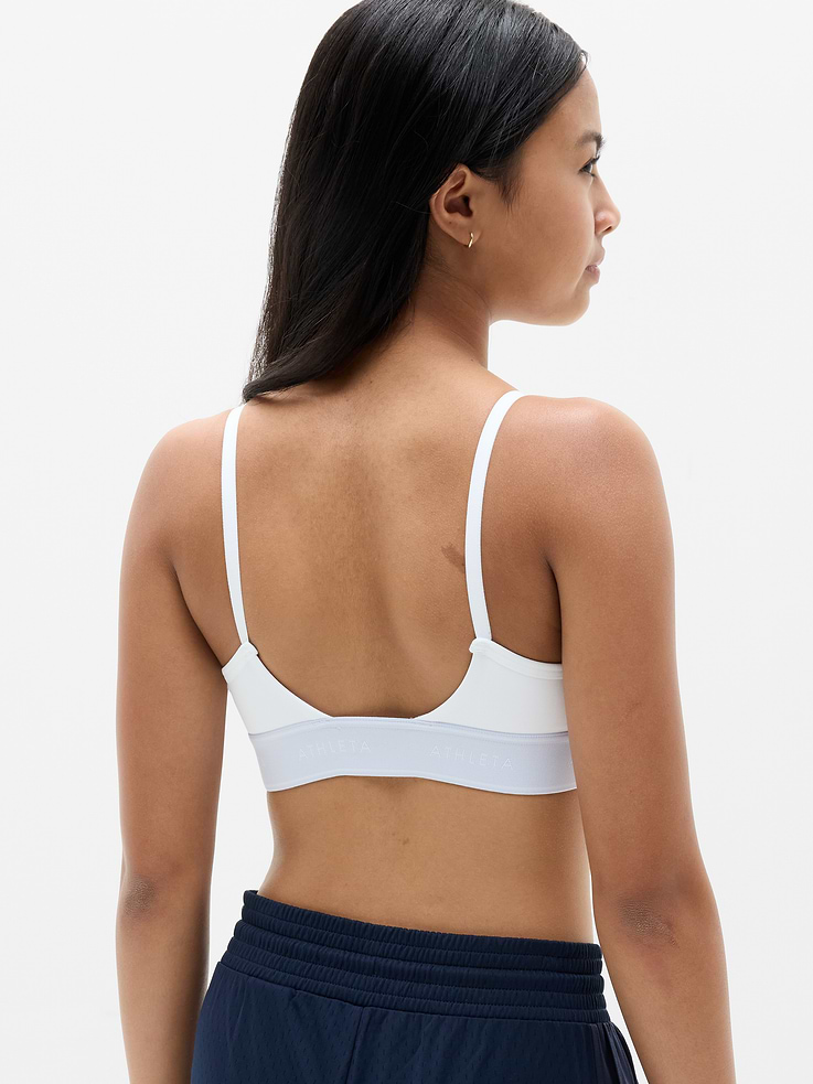 Image number 2 showing, Athleta Girl High Speed Logo Adjustable Bra