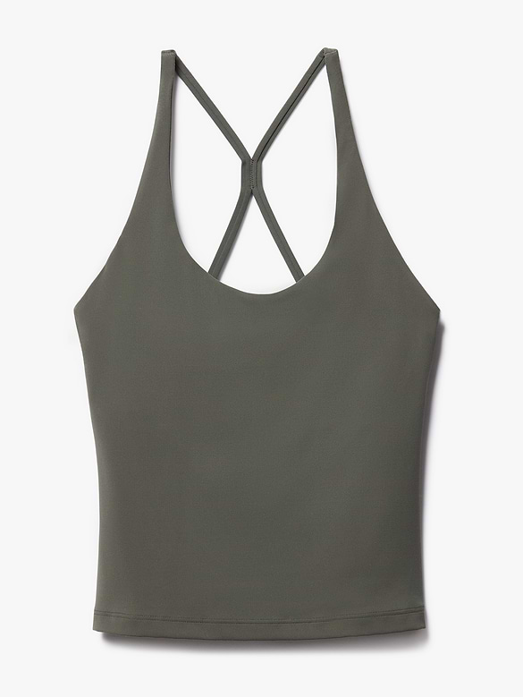 Transcend Crossback Built-In Bra Tank
