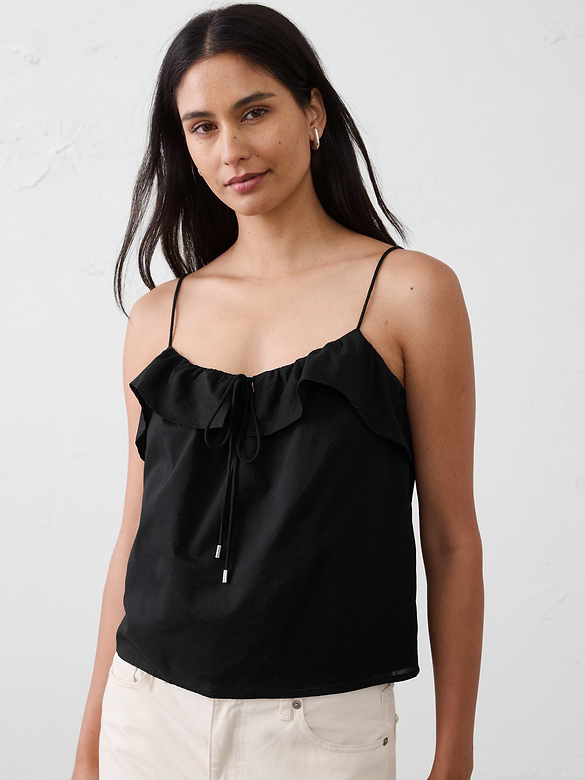 Strappy Ruffle Tank