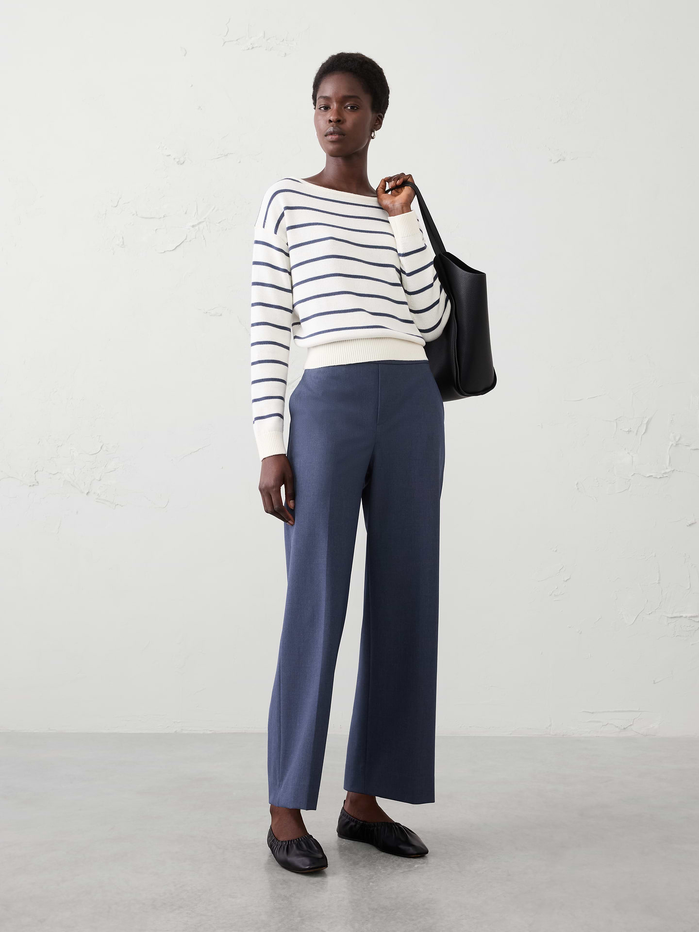 Image number 1 showing, Hayden Sculpted Stretch Straight High-Rise Pant