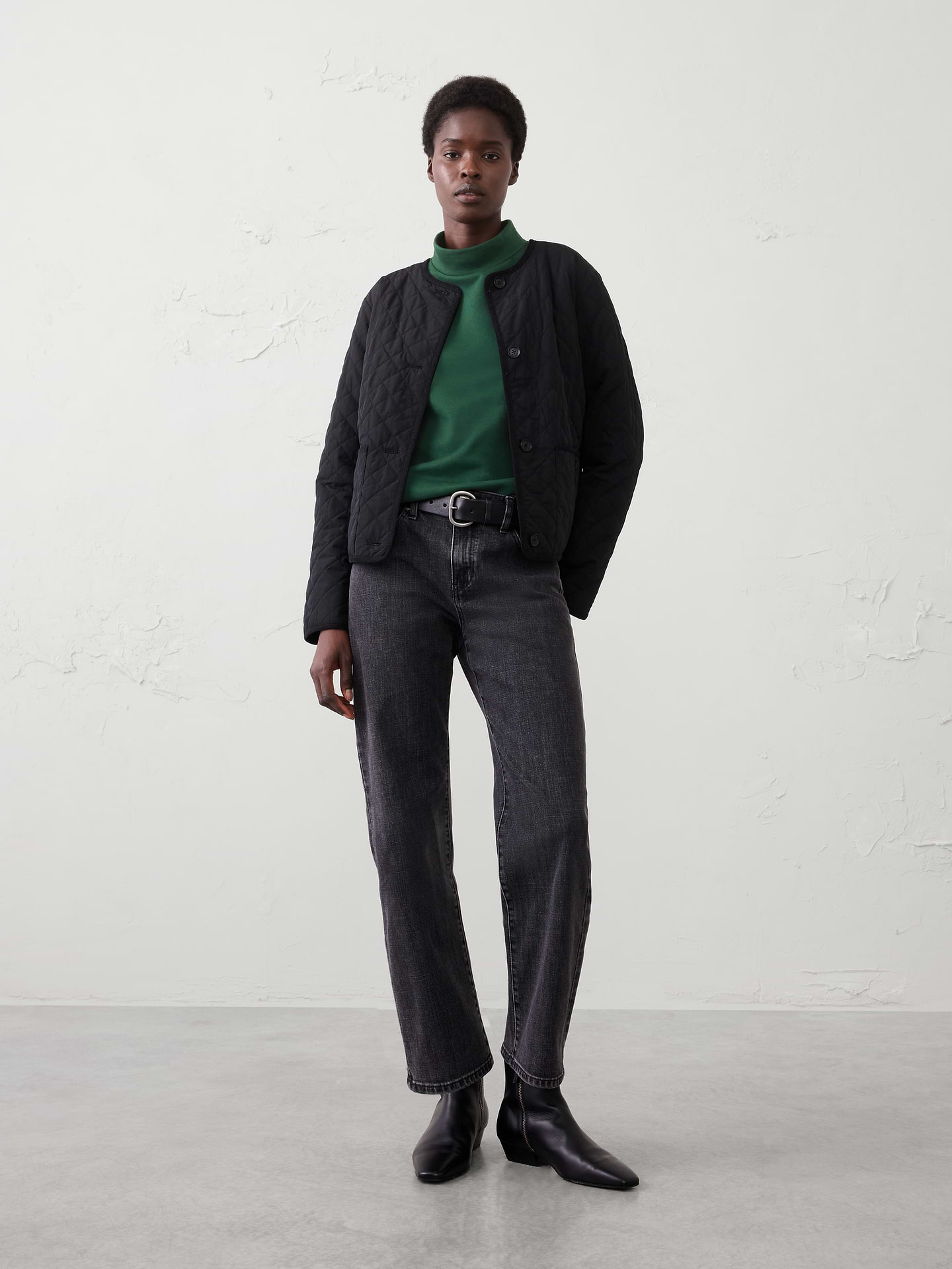 Image number 3 showing, Fleece Mock-Neck Sweatshirt