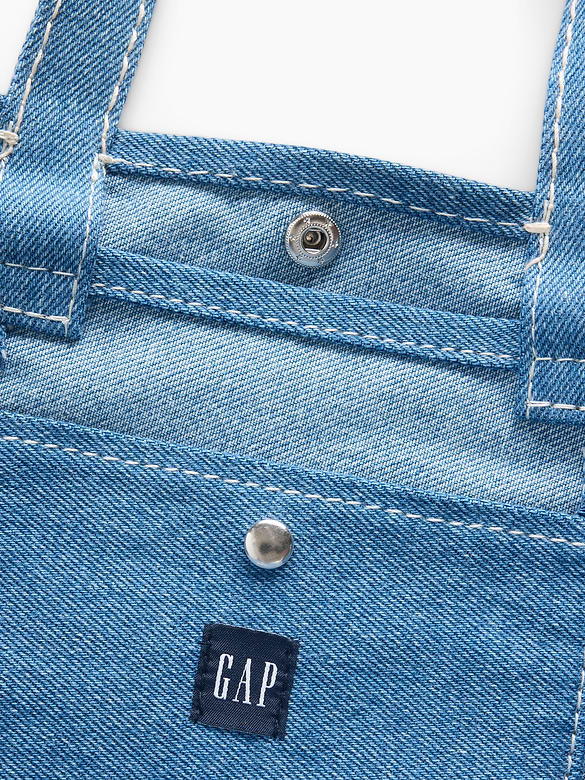 Canvas Logo Mini Tote Bag