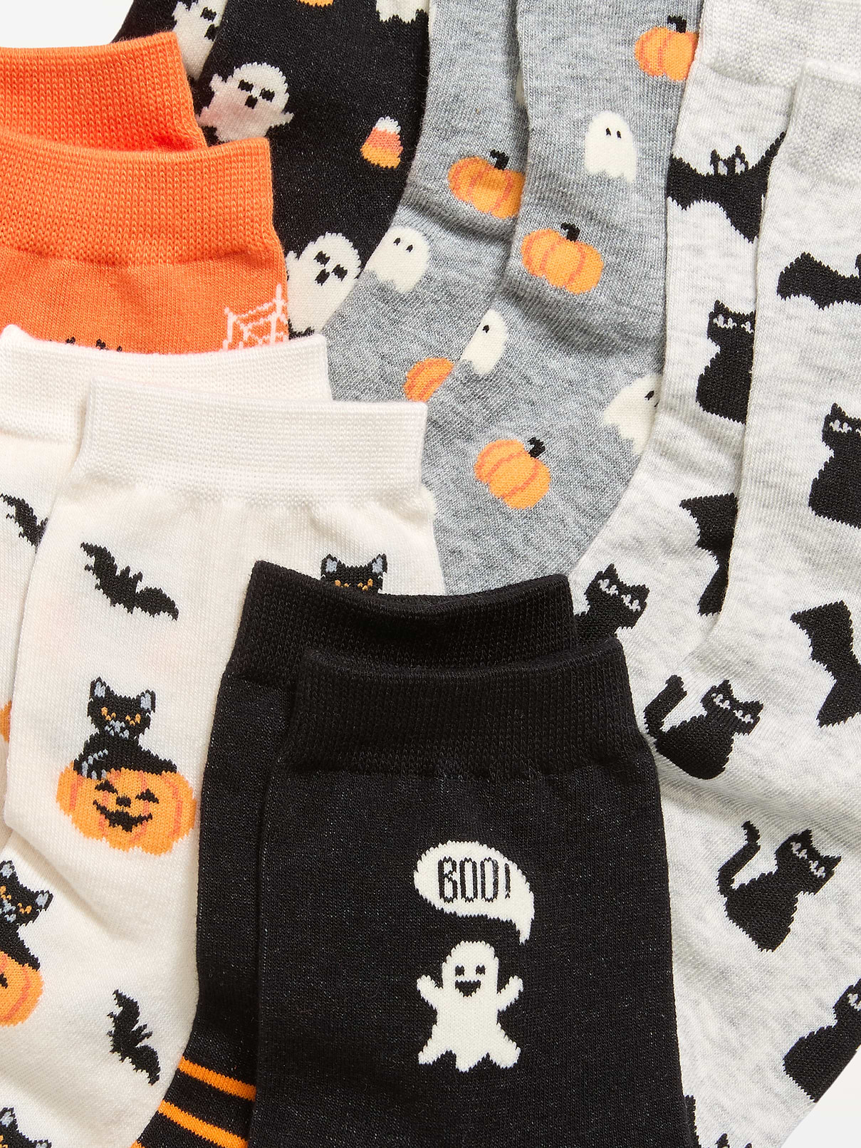 Image number 2 showing, Novelty Quarter Crew Socks 6-Pack for Women