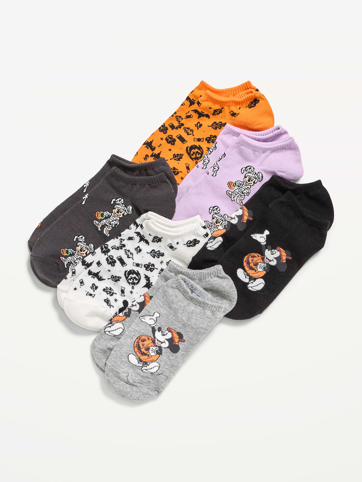 Image number 1 showing, Disney© 6-Pack Novelty Ankle Socks for Women