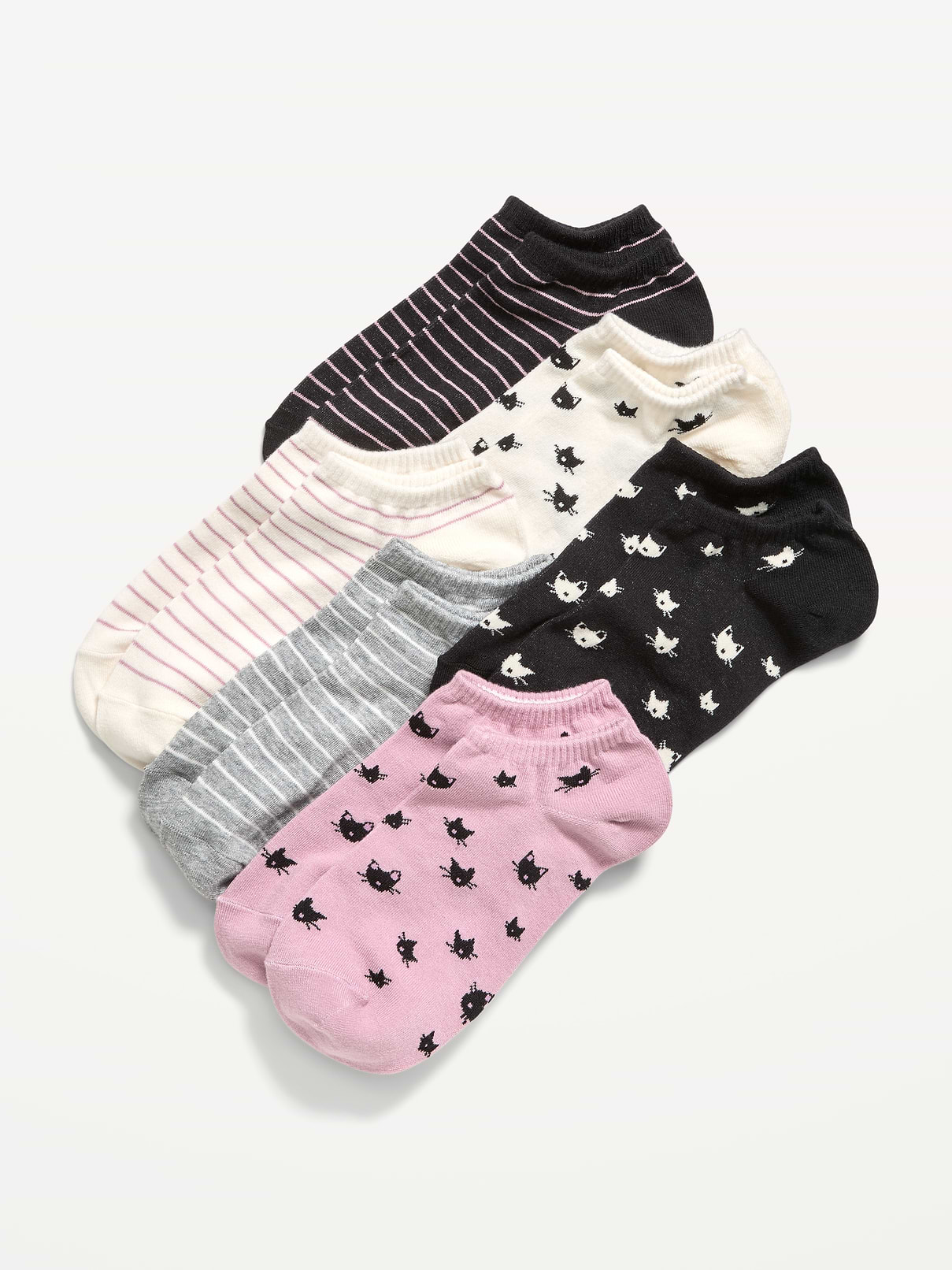 Image number 1 showing, Ankle Socks 6-Pack for Women