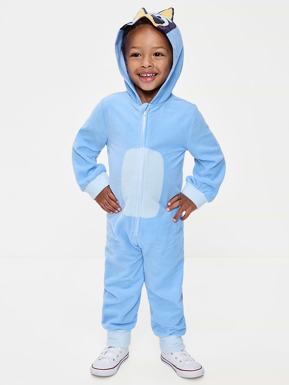 Bluey™ Hooded Unisex Fleece One-Piece for Toddler