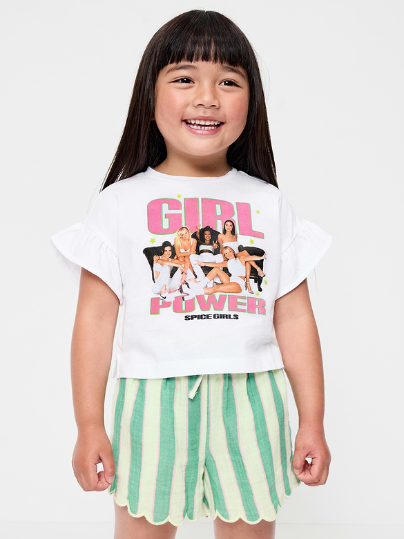 Spice Girls™ Ruffled Graphic T-Shirt for Toddler Girls