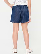 Image number 2 showing, Wrap-Front Denim Skort for Girls