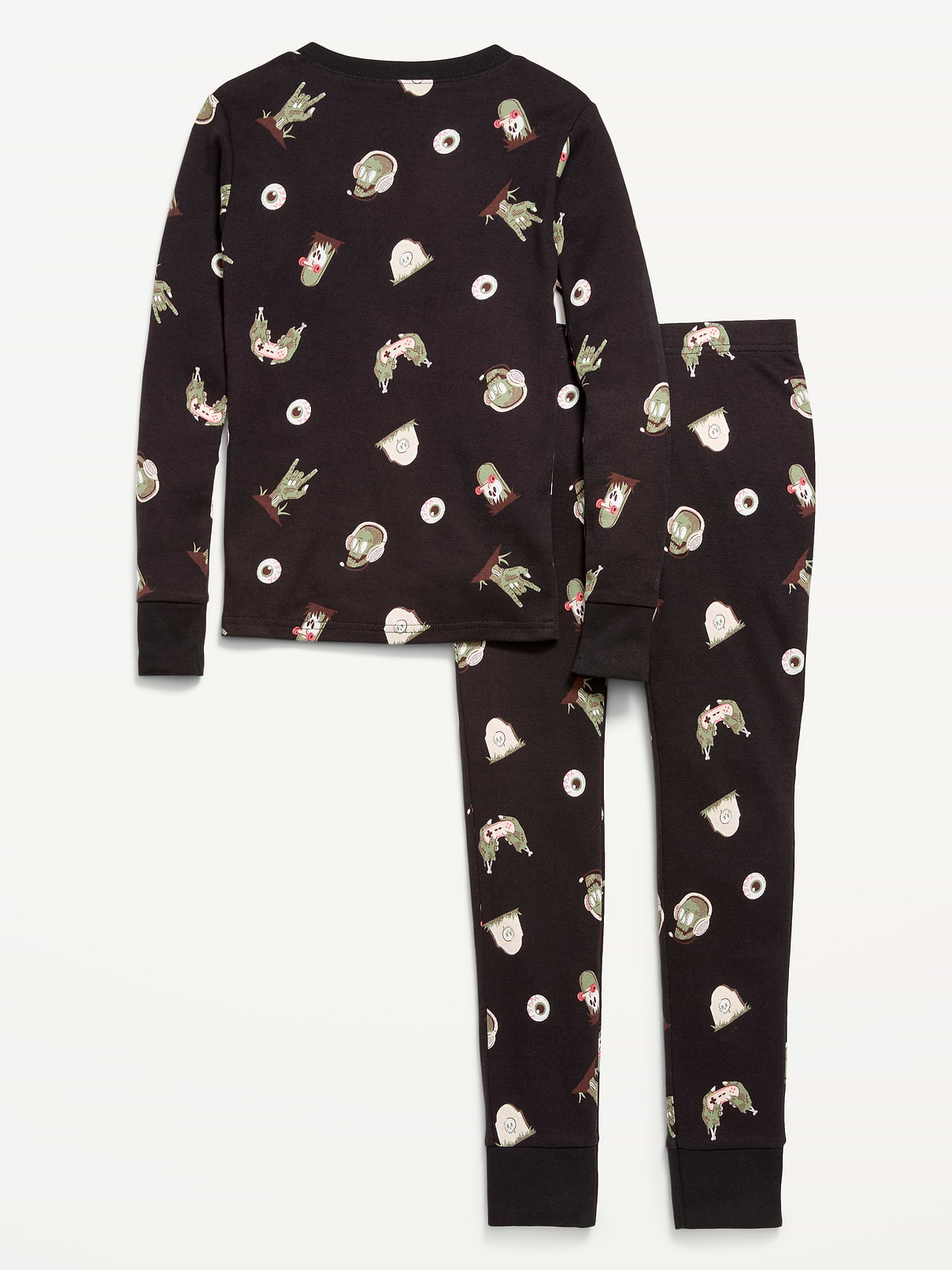 Image number 2 showing, Gender-Neutral Snug-Fit Graphic Pajama Set for Kids