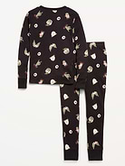Image number 2 showing, Gender-Neutral Snug-Fit Graphic Pajama Set for Kids