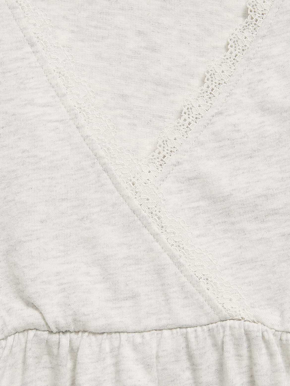 Long-Sleeve Faux-Wrap Top for Girls