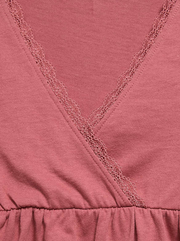 Long-Sleeve Faux-Wrap Top for Girls