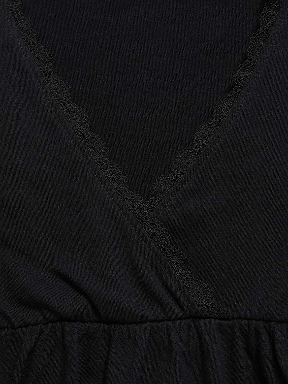Long-Sleeve Faux-Wrap Top for Girls