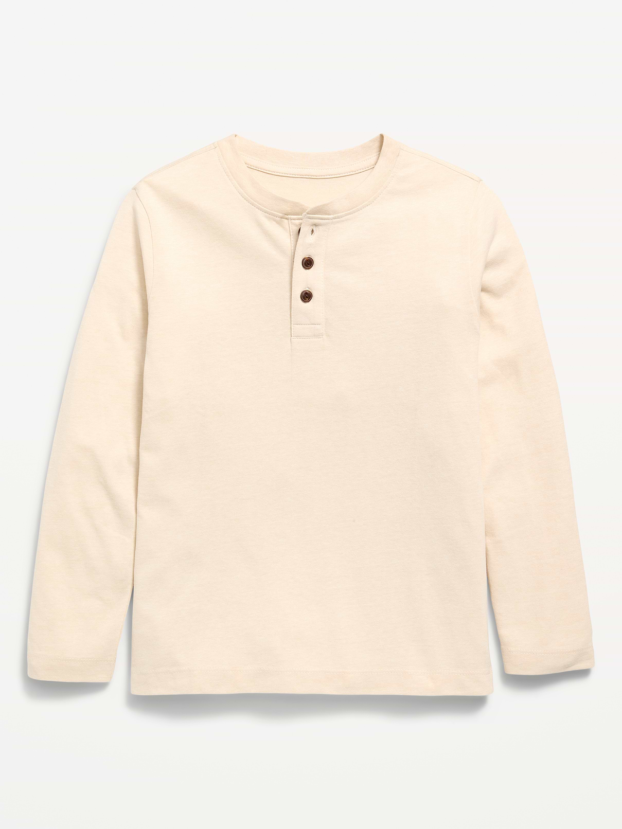 Image number 1 showing, Softest Long-Sleeve Henley T-Shirt for Boys