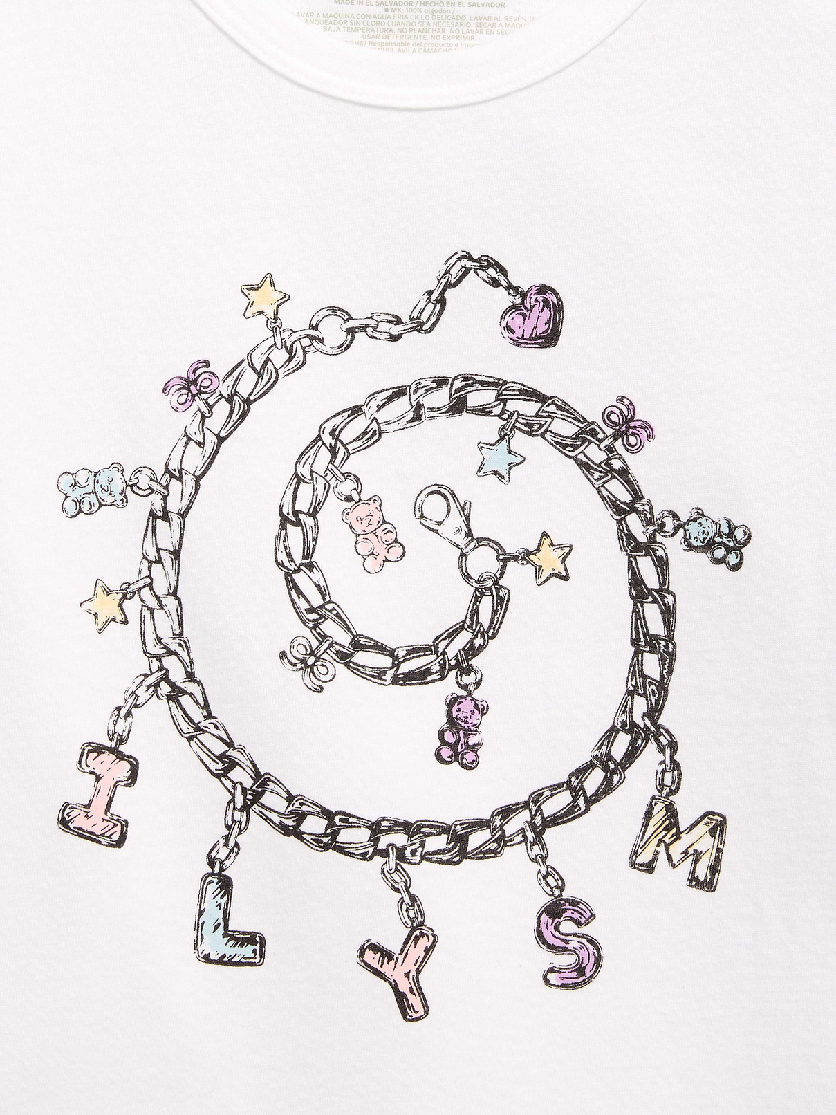 L'image numéro 2 présente T-shirt à manches courtes à imprimé pour fille