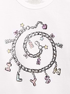 L'image numéro 2 présente T-shirt à manches courtes à imprimé pour fille