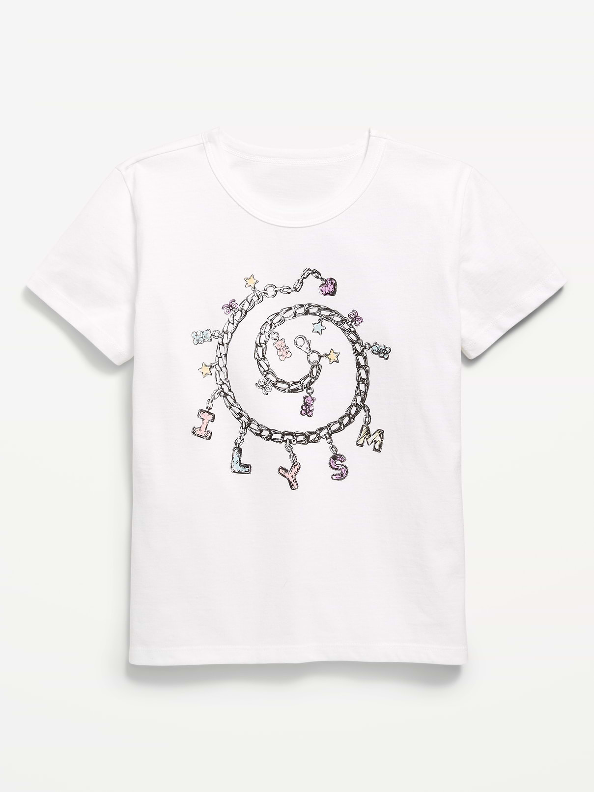 L'image numéro 1 présente T-shirt à manches courtes à imprimé pour fille