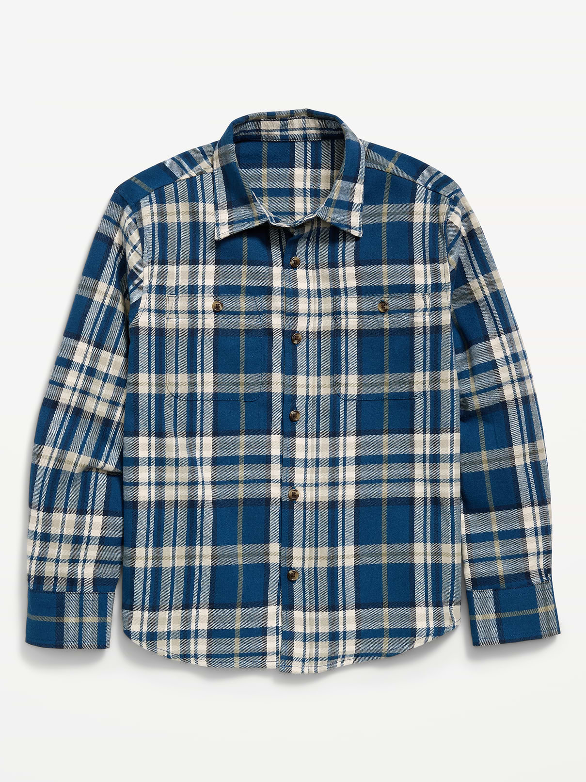 L'image numéro 1 présente Chemise en flanelle à manches longues pour garçon