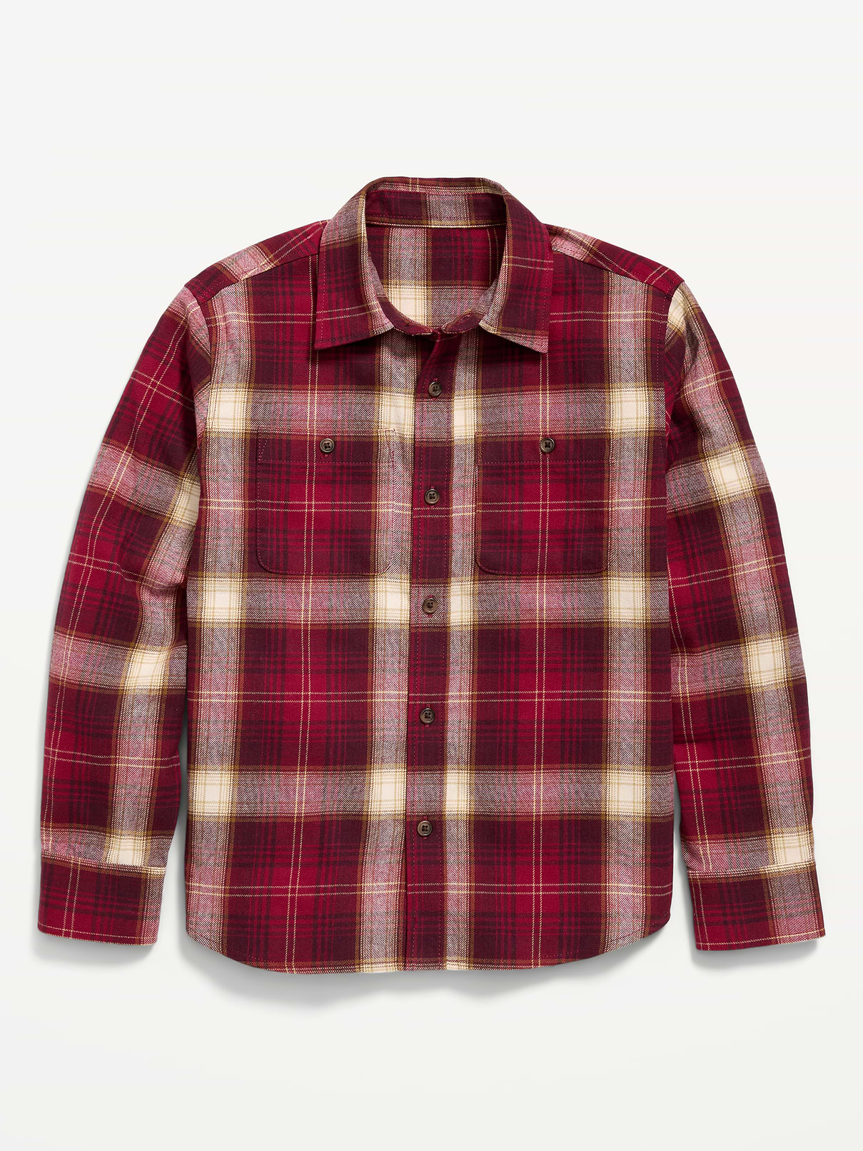 Image number 1 showing, Long-Sleeve Flannel Shirt for Boys