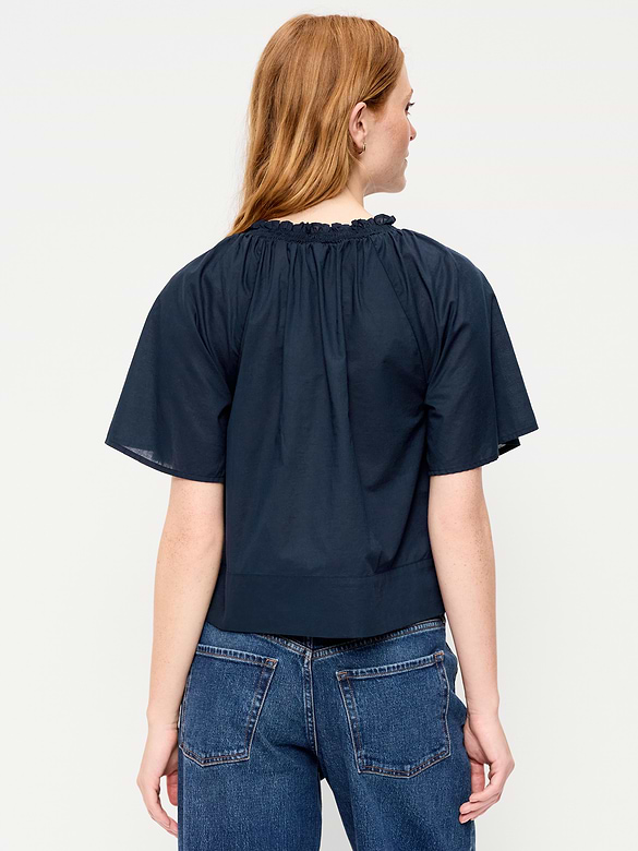 Loose Short-Sleeve Top