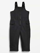 Image number 1 showing, Water-Resistant Snow-Bib Overalls for Toddler Boys