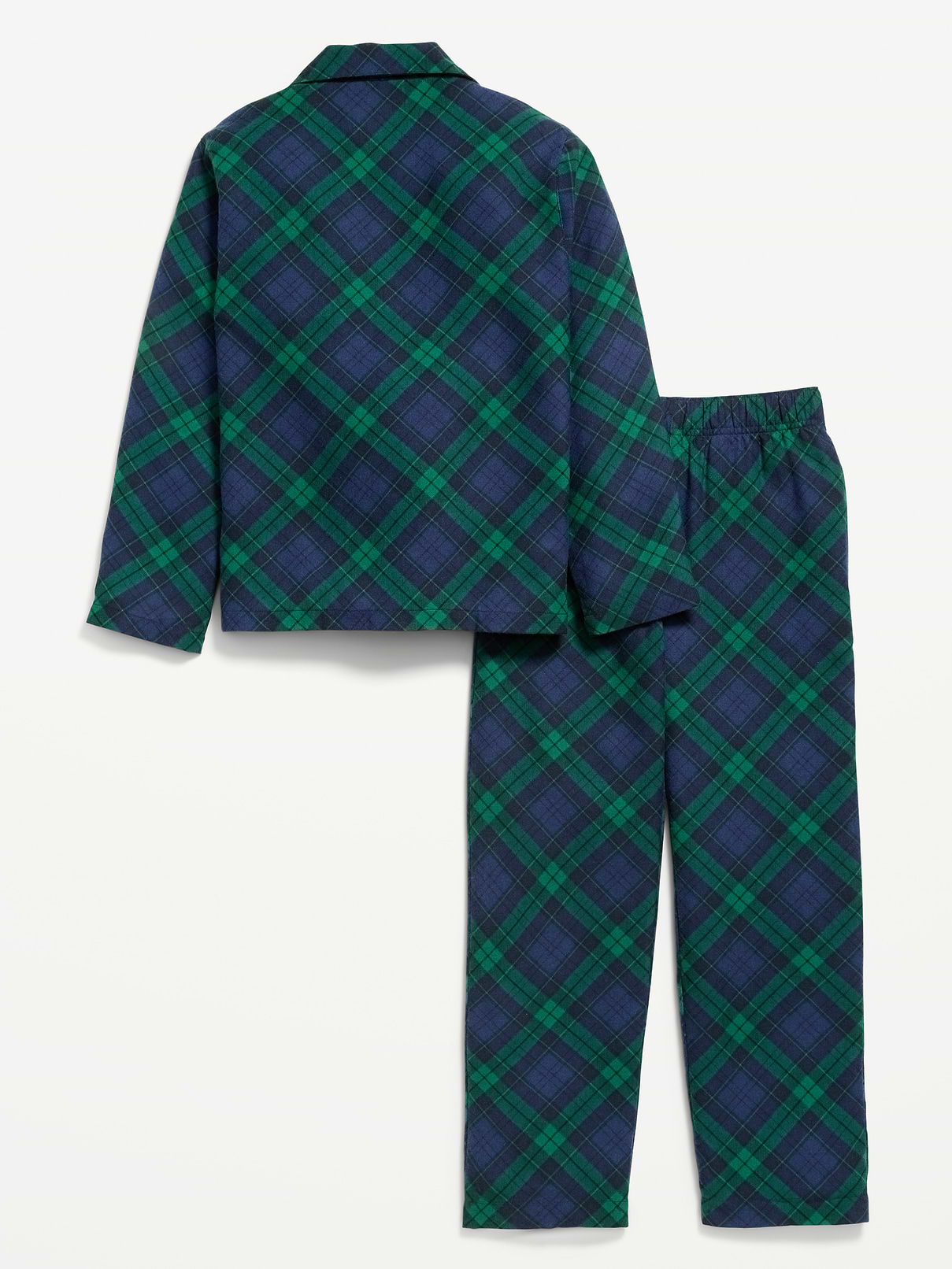 Image number 2 showing, Gender-Neutral Printed Flannel Pajama Pants Set for Kids