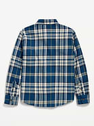 L'image numéro 2 présente Chemise en flanelle à manches longues pour garçon
