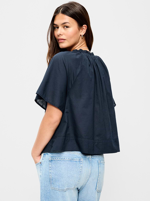 Loose Short-Sleeve Top