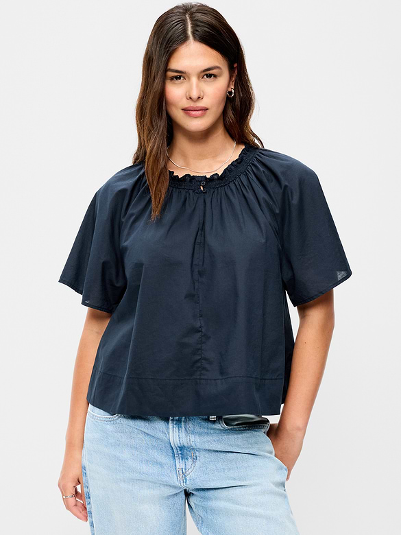 Loose Short-Sleeve Top