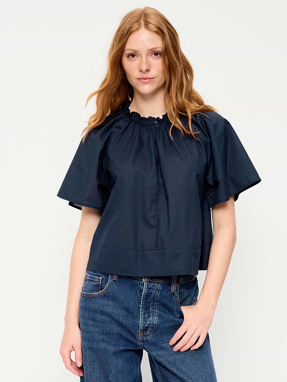 Loose Short-Sleeve Top